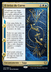 O Aviso do Corvo / The Raven's Warning - Magic: The Gathering - MoxLand